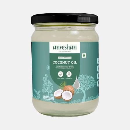 Anveshan Wood Cold Pressed Coconut Oil
