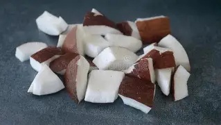 Brown Coconut Chunks