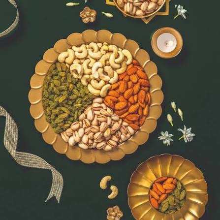 Haldirams Dry Fruit Thali