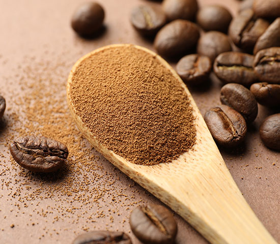 Instant coffee powder