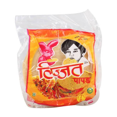 Lijjat Plain Urad Dal Papad