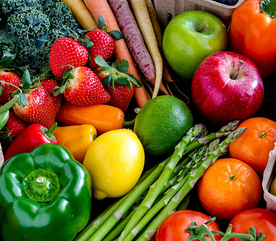 Other vegetables, fruits