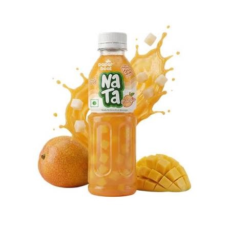 Paper Boat Nata De Coco Mango Fruit Drink