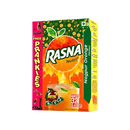 Rasna Fruit Fun Nagpur Orange Concentrated Drink Mix 32 Glasses